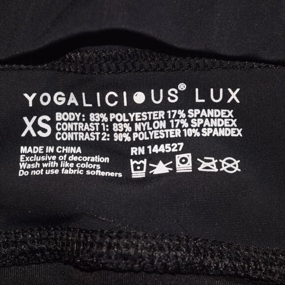 New YOGALICIOUS Lux Inversion Power High Waist Full Length Leggings Size XS - Picture 7 of 11